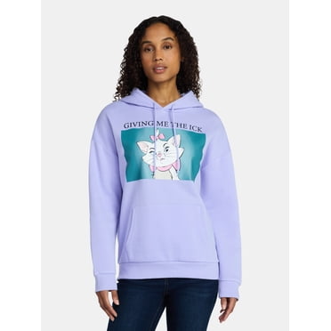 The Aristocats Women’s Marie Graphic Drawstring Hoodie, Sizes XXS-XXL