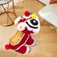 thumbnail image 6 of QSTDGVPW Chinese New Year Costume for Pets, Outfit, Lion Dance Coat for Pets, Clothes for S, 6 of 9