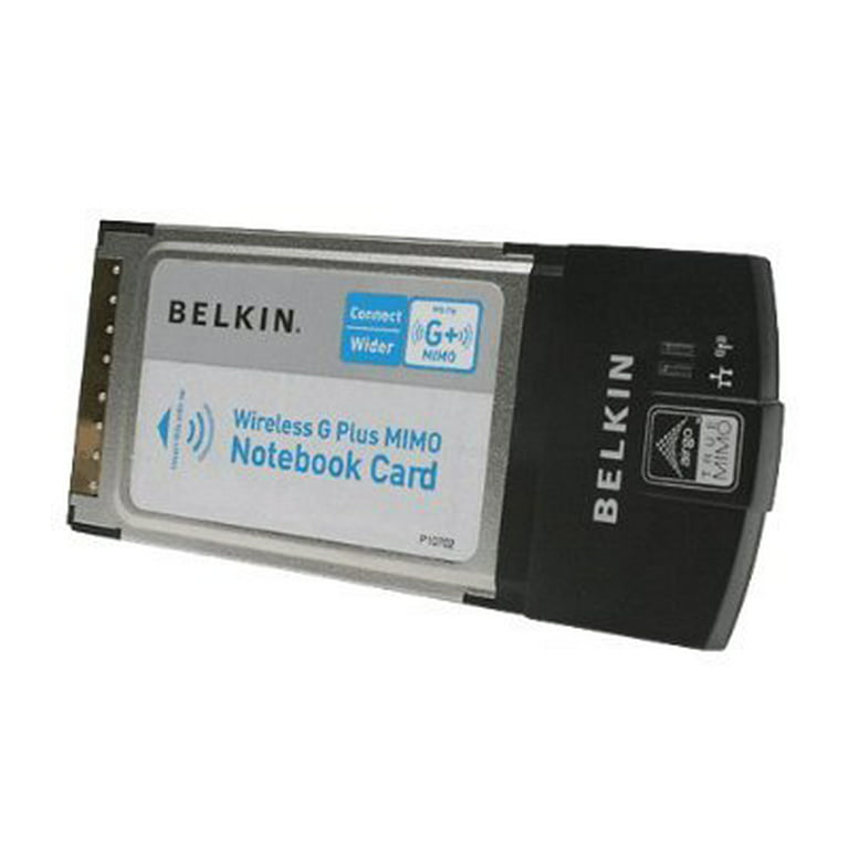 Belkin Wireless Plus MIMO Card - Network - CardBus - 802.11b/g, 802.11g+ -