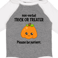 thumbnail image 4 of Inktastic Non-Verbal Trick or Treater with Cute Pumpkin Boys or Girls Long Sleeve Baby Bodysuit, 4 of 5