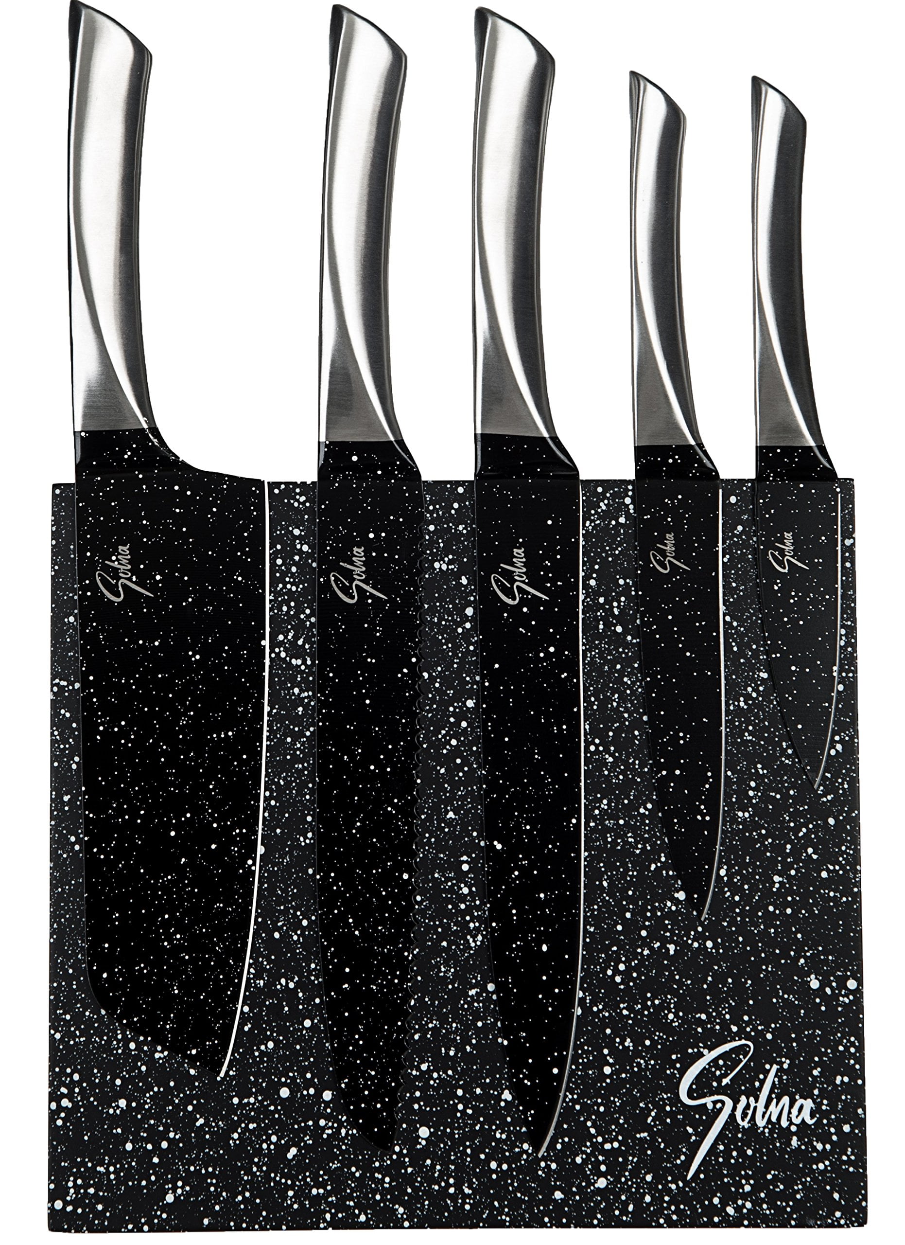Solna Concept 5Piece Stainless Steel Knives Set with Wooden