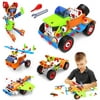 INTERA STEM Toys, Building Toys 165 PCS Educational Toys for 4- 5 6 7 8 9 Year Old Boys Learning Toy Construction Kit Engineering Fun Montessori Toys for Boys & Girls Best Birthday Toy for Kids