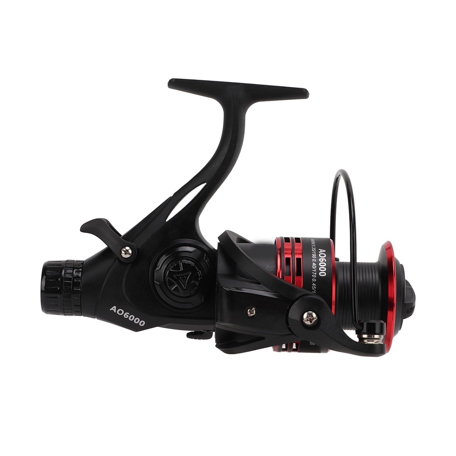 Vowen Spinning Reel Front Rear Dual Drag Knob Fishing Reel 9+1BB 4.7:1 AO6000