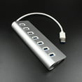 thumbnail image 3 of EeaseCA Portable Data Hub 7 Ports USB 3.0 Hub for PC USB Flash Drives and Other Devices, 3 of 5