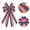 D, variant on Large Patriotic Bows for Wreath, Memorial Day Red Blue White Stars Wreaths Bow for Front Door Patriotic Decoration Stripes Wreath Bows for Indoor Outdoor Tree Bow Party Wall Decor
