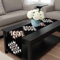 thumbnail image 4 of Black White Beige Boho Table Runner 72 Inches Long, Western Geometric Aesthetic Kitchen Coffee Dining Table Decoration for Home Party Birthday Wedding Home Decor 14x72 Inches, 4 of 8