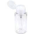 thumbnail image 1 of Beauticom Professional Dispensador de botellas vacías de bombeo de líquido con etiqueta sin texto (7 oz transparente), 1 of 1