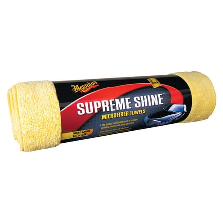 Meguiar's X2020 Supreme Shine Microfiber Towels, Pack of 3