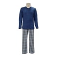 thumbnail image 2 of Pijama George Talla M con Pantalón Plúmbago y Cuadros, 2 of 4