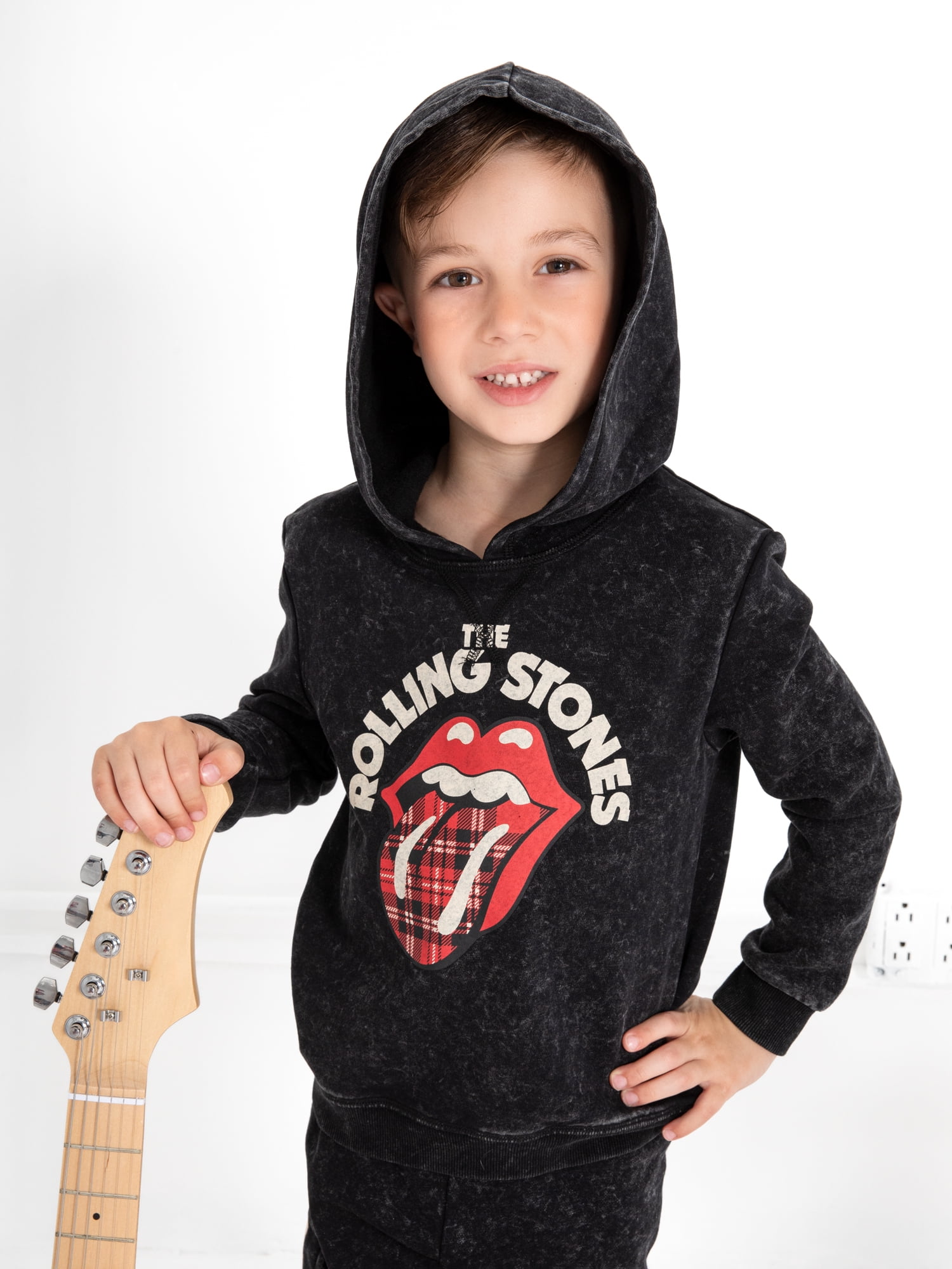 Rolling Stones Toddler Boy Hoodie and Joggers Set, Sizes 12M-5T