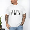 thumbnail image 2 of Funny O-H-I-O State Skeleton Ohio Halloween Vintage Vibe Fun T-Shirt, Fullsizes S-5XL Multicolors T-Shirt, 2 of 5
