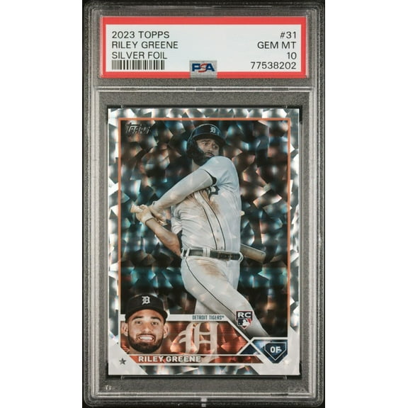 2023 Topps Riley Greene Silver Foil #31 PSA 10