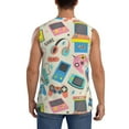 thumbnail image 4 of Easygdp Playing Video Games Men's Breathable Tank Tops Sleeveless Sporty T Shirts for Basketball, Mountaineering, Bodybuilding -Large, 4 of 8