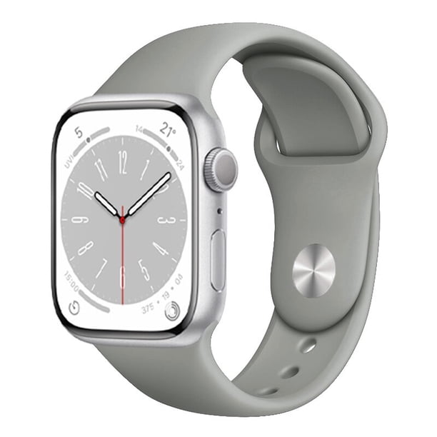 Correa de silicona para apple watch, correa de 45mm, 44mm, 42mm, 41mm, 40mm, 38mm, 45mm, correa para iWatch series 6 5 4 SE 7 8 ultra 49mm Dengxun unisex