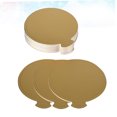 thumbnail image 4 of WHAMVOX Round Mini Cake Boards 200Set Golden Paper Dessert Tray for Bakers and Cooks, 4 of 7