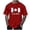 A-Red1064, variant on Men's Solid Color Graphic T Shirt Classic Crew Neck Canada Flag Tee Soft Patriotic Casual Day Top
