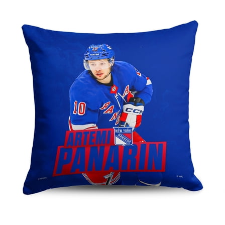 The Northwest Group Artemi Panarin New York Rangers 18" x 18" Player Printed Throw Pillow