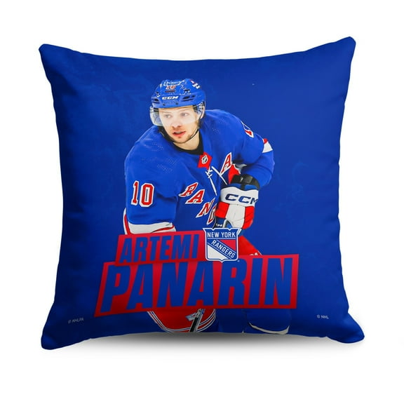 The Northwest Group Artemi Panarin New York Rangers 18" x 18" Player Printed Throw Pillow