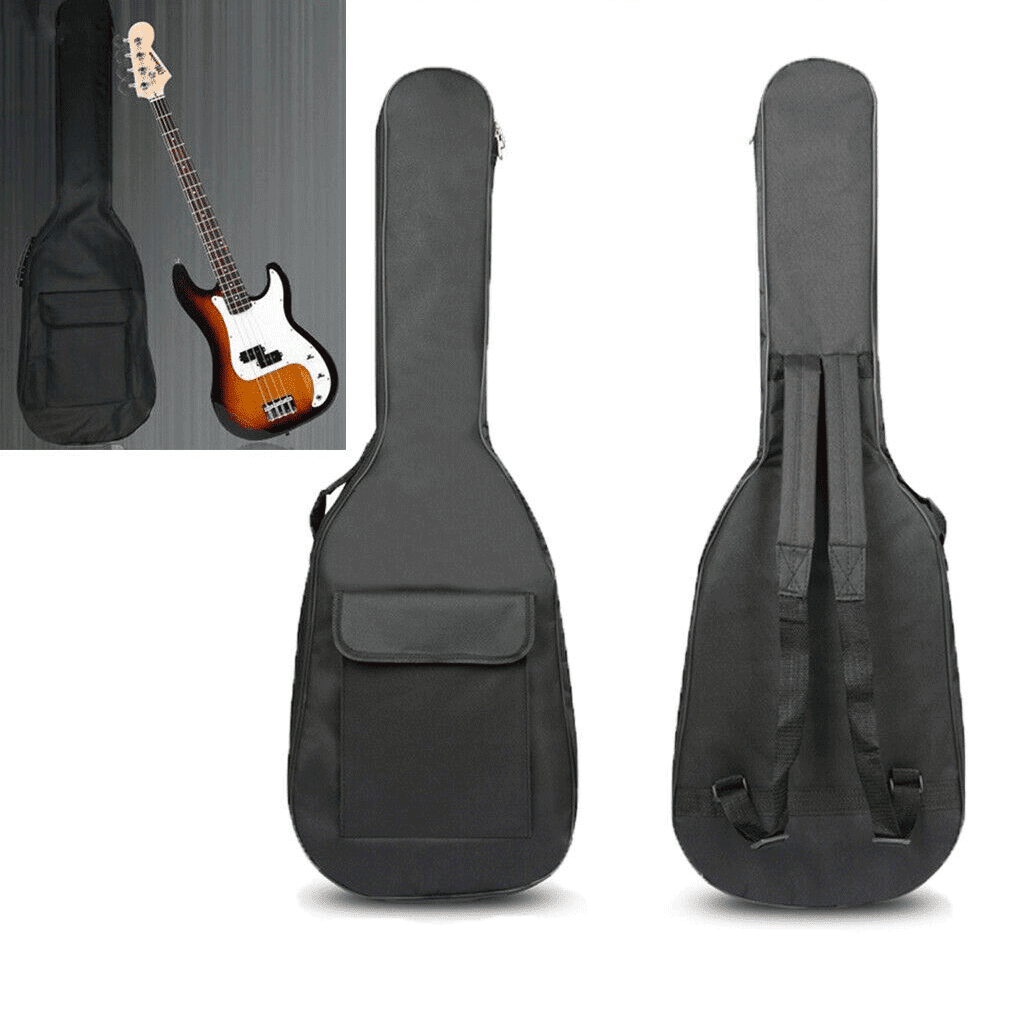 Black Padded Acoustic Guitar Bag Case Cover 