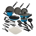 thumbnail image 1 of Batería de Cocina Antiadherente Cinsa Aluminio Berlín 21 Piezas Azul con Revestimiento Duradero, 1 of 7