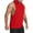 Red, variant on Besolor Mens Workout Hooded Tank Tops Casual Sleeveless Muscle Cut off Shirts Summer Athletic Fitness Gym Hoodies