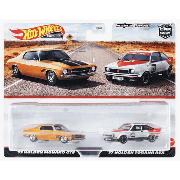 Hot Wheels Premium Car Culture Adult Car Play Vehicles, Metal, (2 Pack)