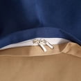 thumbnail image 6 of PinkMemory Royal Blue Duvet Cover King,Reversible Royal Blue and Camel Bedding Set with Pillowcases Soft Durable Zipper, 6 of 7