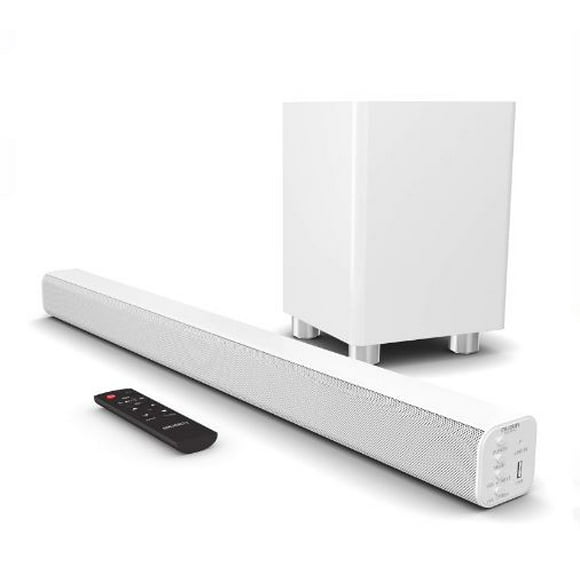 Barra de sonido CON SUBWOOFER inalámbrico Majority 150 W 76 cm Bluetooth y HDMI Ben Nevis II