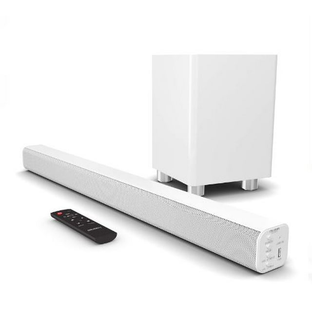 Barra de sonido CON SUBWOOFER inalámbrico Majority 150 W 76 cm Bluetooth y HDMI Ben Nevis II