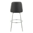 thumbnail image 6 of LumiSource Studded Marcel 30" Fixed-Height Barstool - Set of 2, 6 of 9