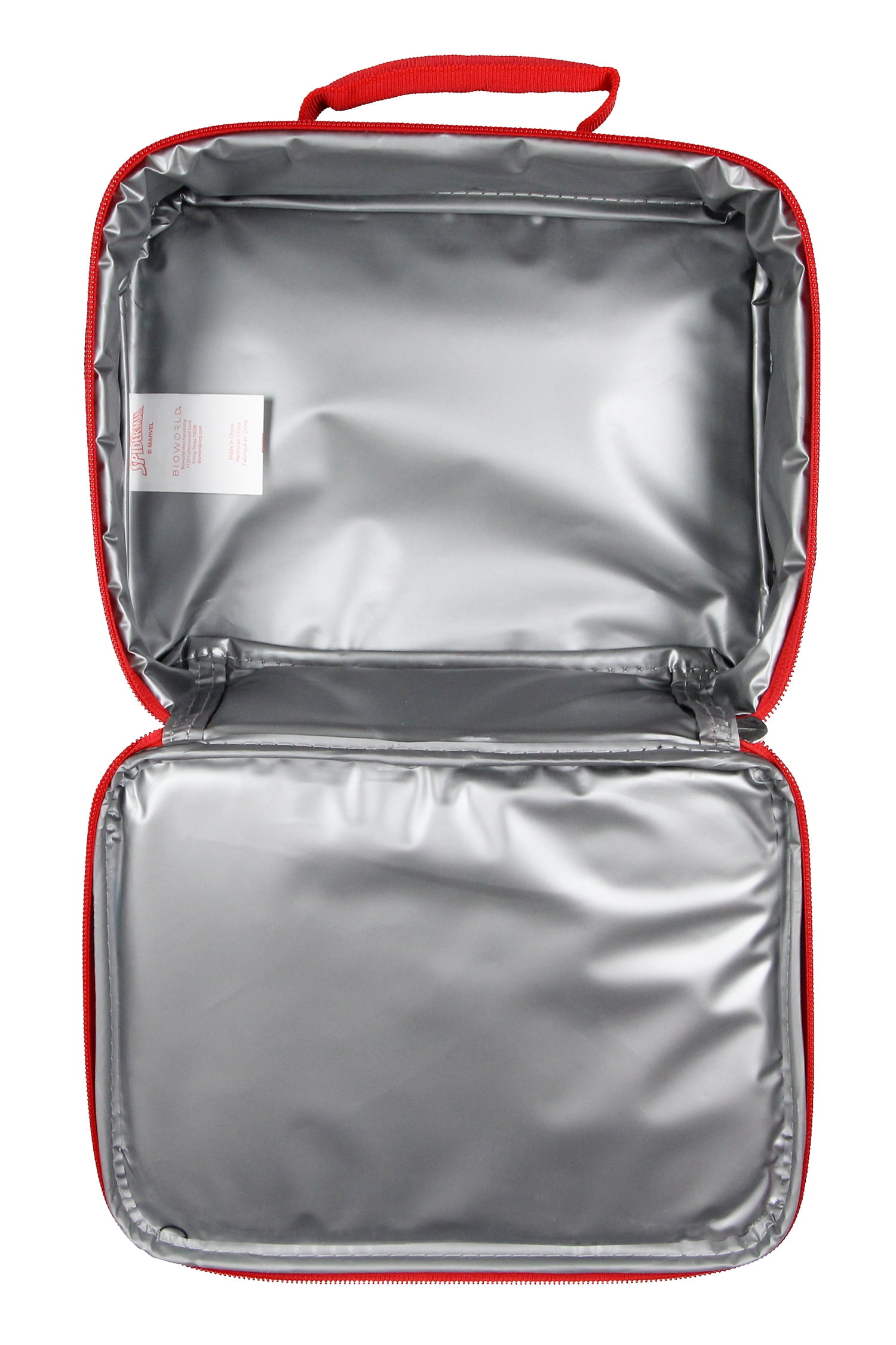 Marvel Spider-Man Lunch Box Spiderman Superhero Insulated Kids Lunch Bag Tote 11"