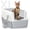 A--White, variant on Stainless Steel Cat Litter Box with Lid, XL Extra Large Metal Kitty Litter Box Enclosed for Big Cats, High Sided, Anti-Urine Leakage, Non-Stick Bottom, Include Scoop (Gray)