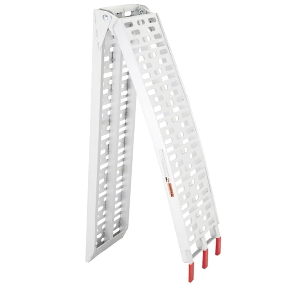 Ktaxon Aluminum Truck Ramps,7ft, 750lbs Capacity, for UTV/Motorcycle/Lawn Mower/Dirt Bike, Light weight & Portable