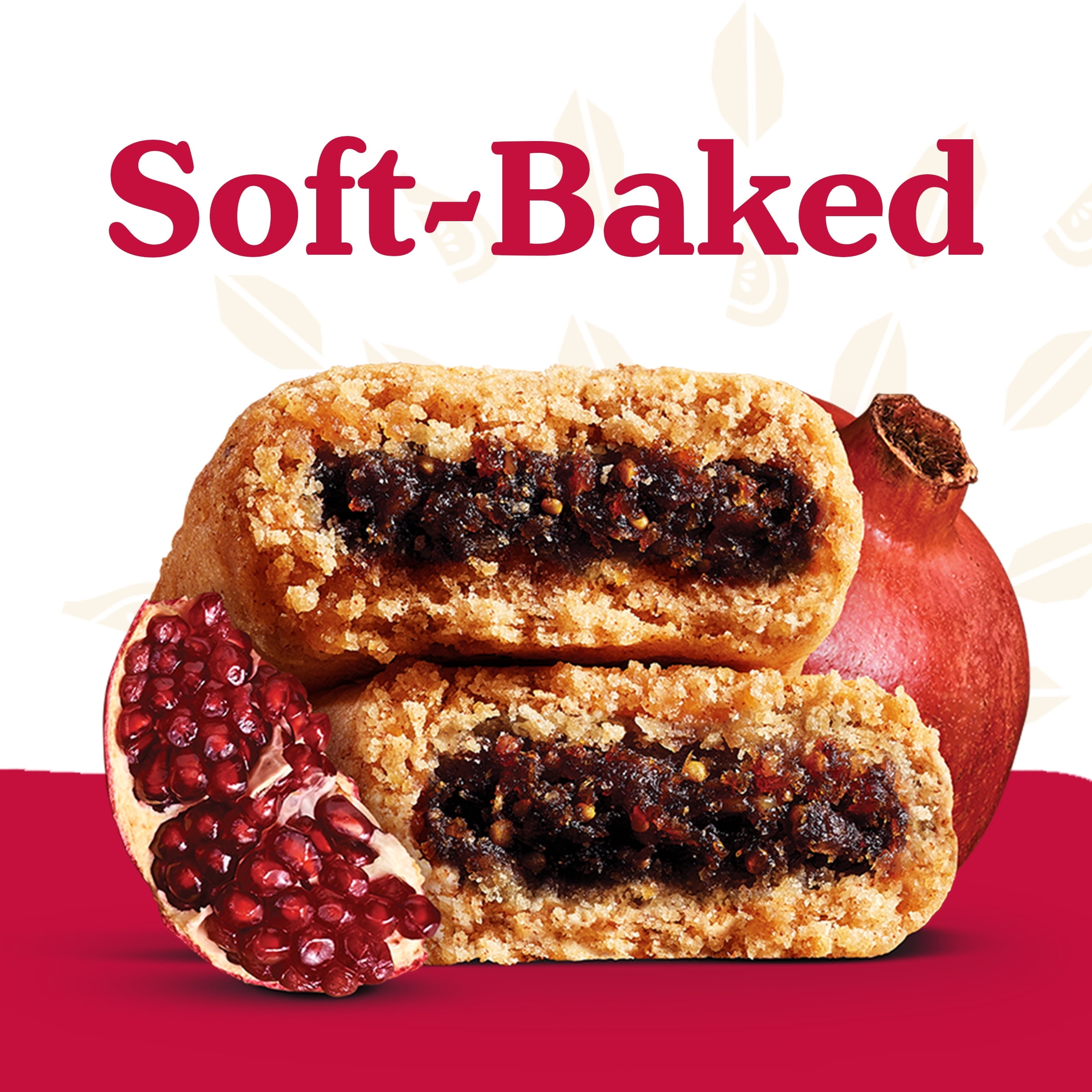 (3 pack) Nature's Bakery Gluten Free Pomegranate Fig Bars, 6 Twin packs, 2 oz Each