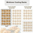 thumbnail image 2 of Mirdinner 3P Cooling Rack for Baking, 15.8"×9.8" Stainless Steel Baking Rack, Oven Safe Black Roasting Rack & Wire Rack & Cookie Cooling Rack for Cooking, Roasting, Grilling, Drying, 2 of 7