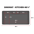 thumbnail image 2 of WeatherTech SinkMat - Cuisine 46 1/4 Pouces - Beige, 2 of 3