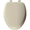 thumbnail image 1 of Bemis 4006559 Elongated Soft Toilet Seat, Bone, 1 of 1