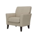 thumbnail image 4 of AUU Dorset Arm Accent Chair with Comfortable Upholstery and Solid Wood Legs – Cozy Armchair for Living Room, Bedroom, or Reading Area, 4 of 9