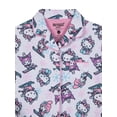 thumbnail image 2 of Hello Kitty Girls Notch Collar Top and Sleep Pants Pajama Set, 2-Piece, Sizes 4-16, 2 of 3