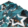 thumbnail image 3 of Coolnut Abstract Grunge Star Pattern Bath Shower Curtain Liners 72x72in Polyester Waterproof Bath Curtains with Hooks, 3 of 5