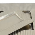 thumbnail image 4 of Juego de bandejas Benzara Nancy, 3 unidades, metal plateado, bordes ondulados, 4 of 5
