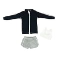 thumbnail image 2 of Ropa de muñecas femeninas a escala 1/6, ropa de figura femenina, ropa de muñeca, Negro perfke Traje de muñeca femenina, 2 of 7