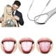 thumbnail image 4 of 2 Pcs Stainless Steel Tongue Scrapers Brush Cleaning Scraper Oral Care Tongue Cleaning Tool, 4 of 4