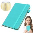 thumbnail image 2 of Travel Journal For Men,Medium A6 Plain Hardcover Notebook,Leather Travel Journal,College Ruled Notebook,Composition Notebook Wide Ruled,Notebook Paper Wide Ruled,100 Sheets For Writing Journaling, 2 of 9