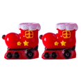thumbnail image 2 of YAOMOBB Long-lasting Christmas Ornament Add Holiday Cheer with 2Pcs Christmas Bear Ornament Mini Cartoon Santa Claus Snowman Tree Gift Box Solid Resin Desktop Decorations, 2 of 7