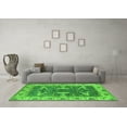 thumbnail image 3 of Ahgly Company Indoor Rectangle Oriental Green Industrial Area Rugs, 5' x 8', 3 of 4