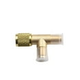thumbnail image 2 of For Hvac Maintenance Brass Adapter For R22 R12 R134 1/4In Sae Tee Adapter Easy To Install High Temperature Resistant, 2 of 9