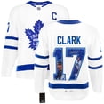 thumbnail image 3 of Wendel Clark Signé Maple Leafs de Toronto Profil d'Étoile Chandail Artistique #/17, 3 of 3
