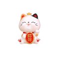 thumbnail image 1 of Naiovety Figuras de resina de gato de la fortuna, animales de la suerte, adorno de para el hogar, de riqueza, estatuas, regalos, vacaciones de Decoración del hogar Tipo 1 Naiovety HA078965-01, 1 of 6