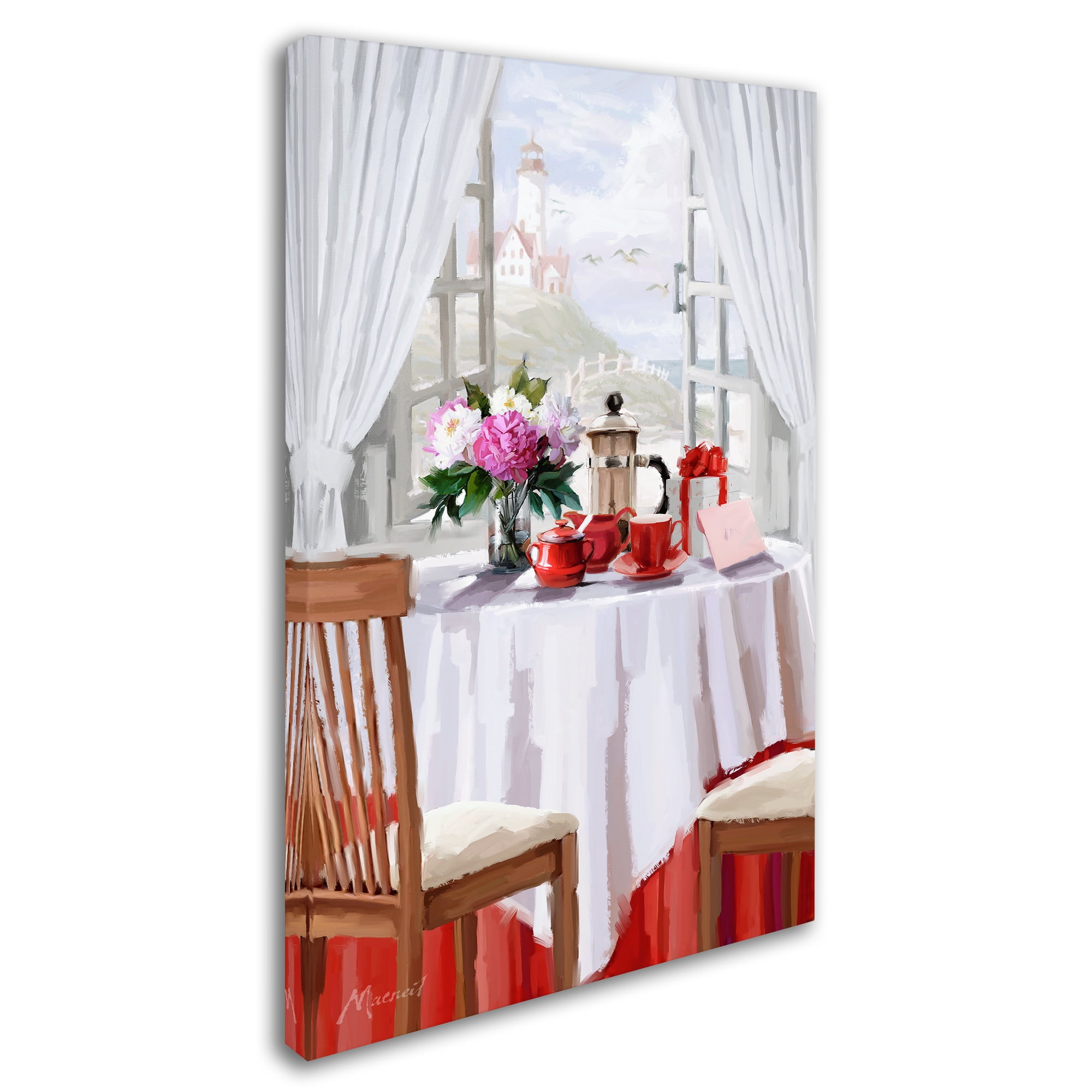 Trademark Fine Art 'Coffee Shop' Canvas Art by The Macneil Studio